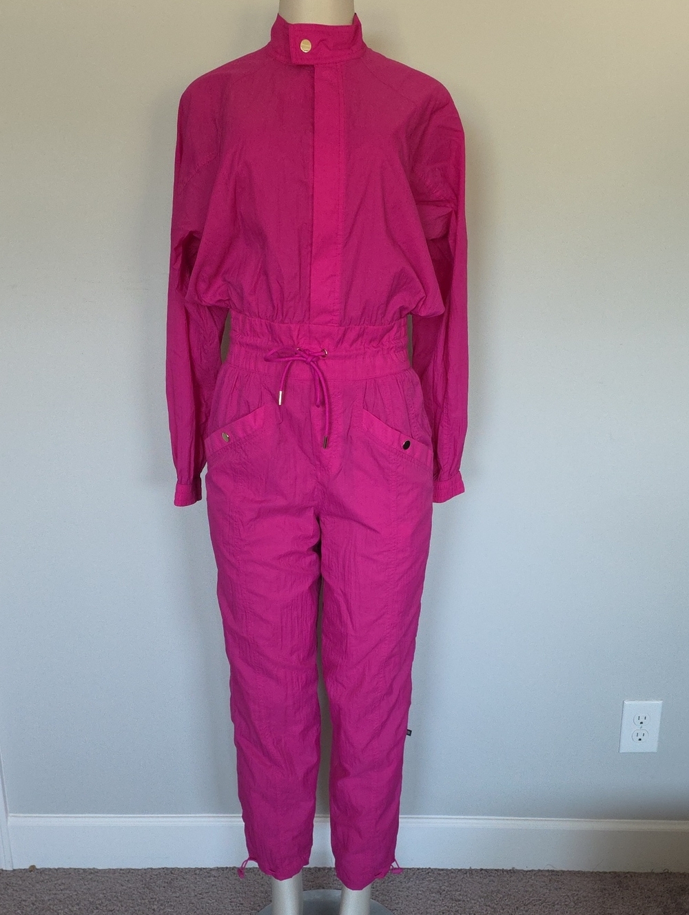 Athleta x Alicia Keys Utility Jumpsuit- magenta-6